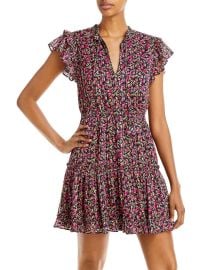 Aqua Womens Tie Neck Short Mini Dress Shop Premium Outlets at Shop Simon